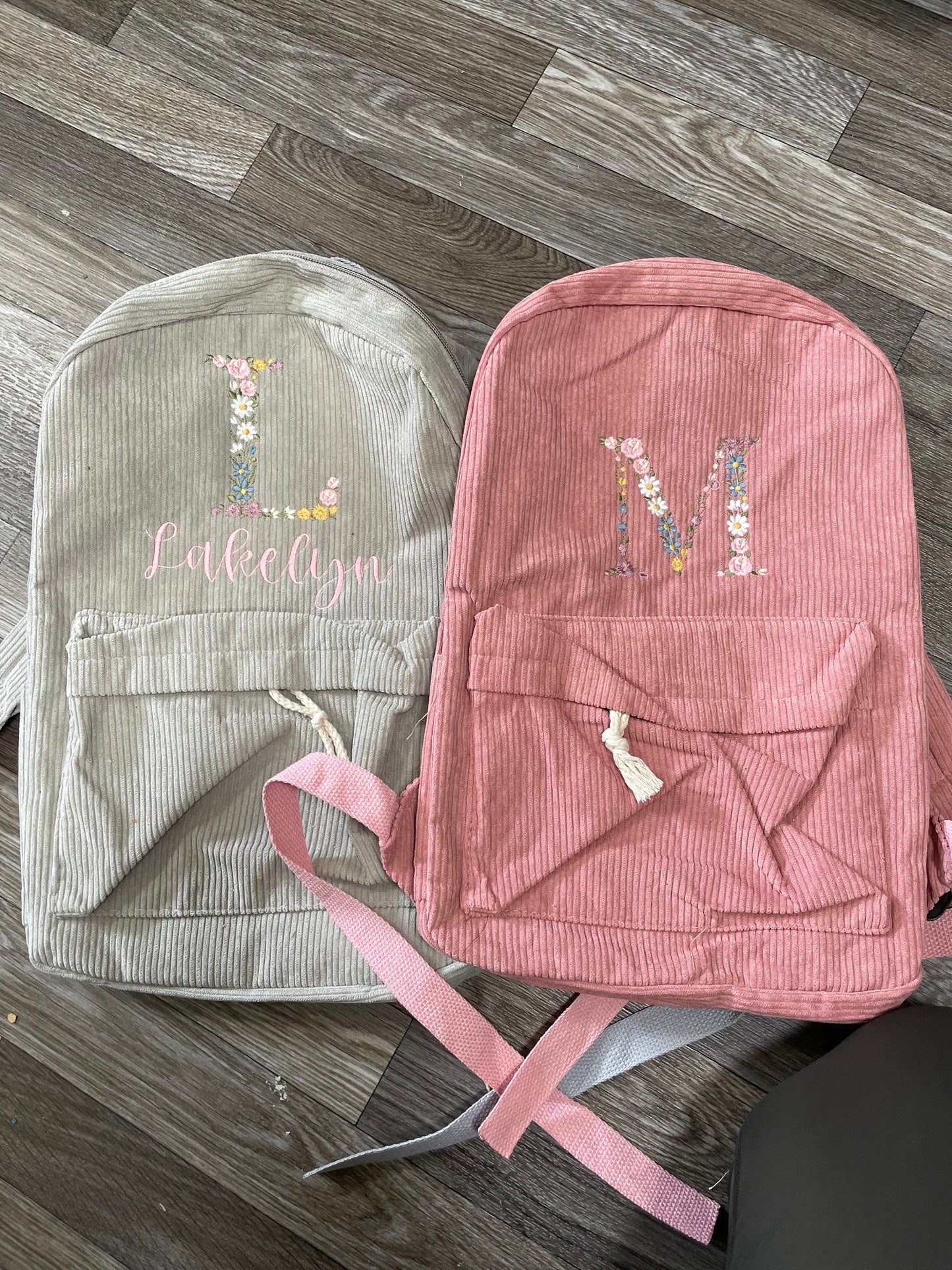 Corduroy Full-Sized Backpack