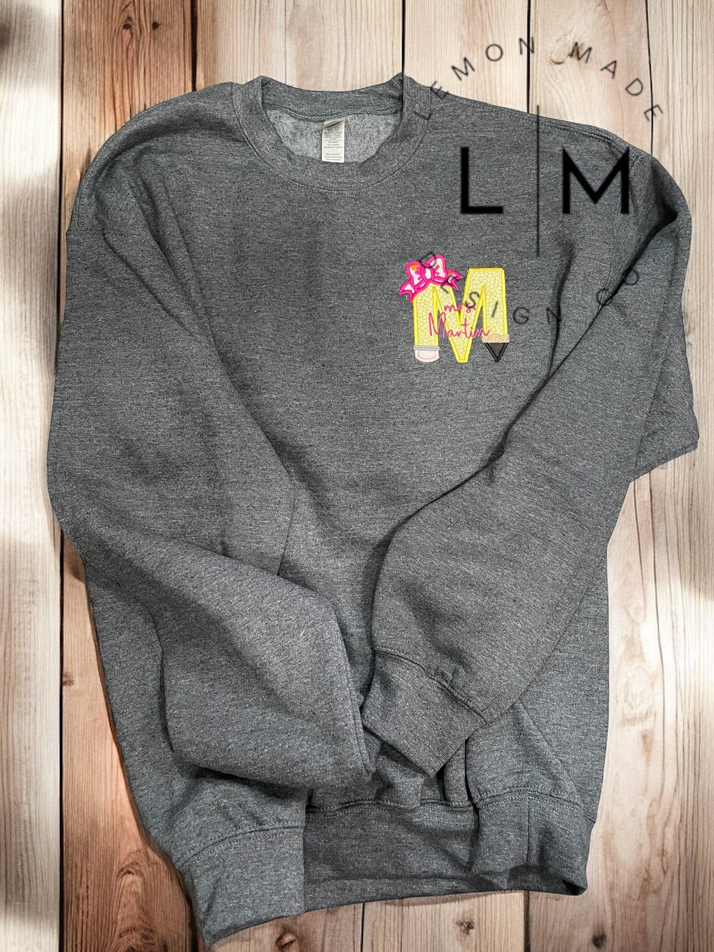 Personalized Pencil Sweatshirt
