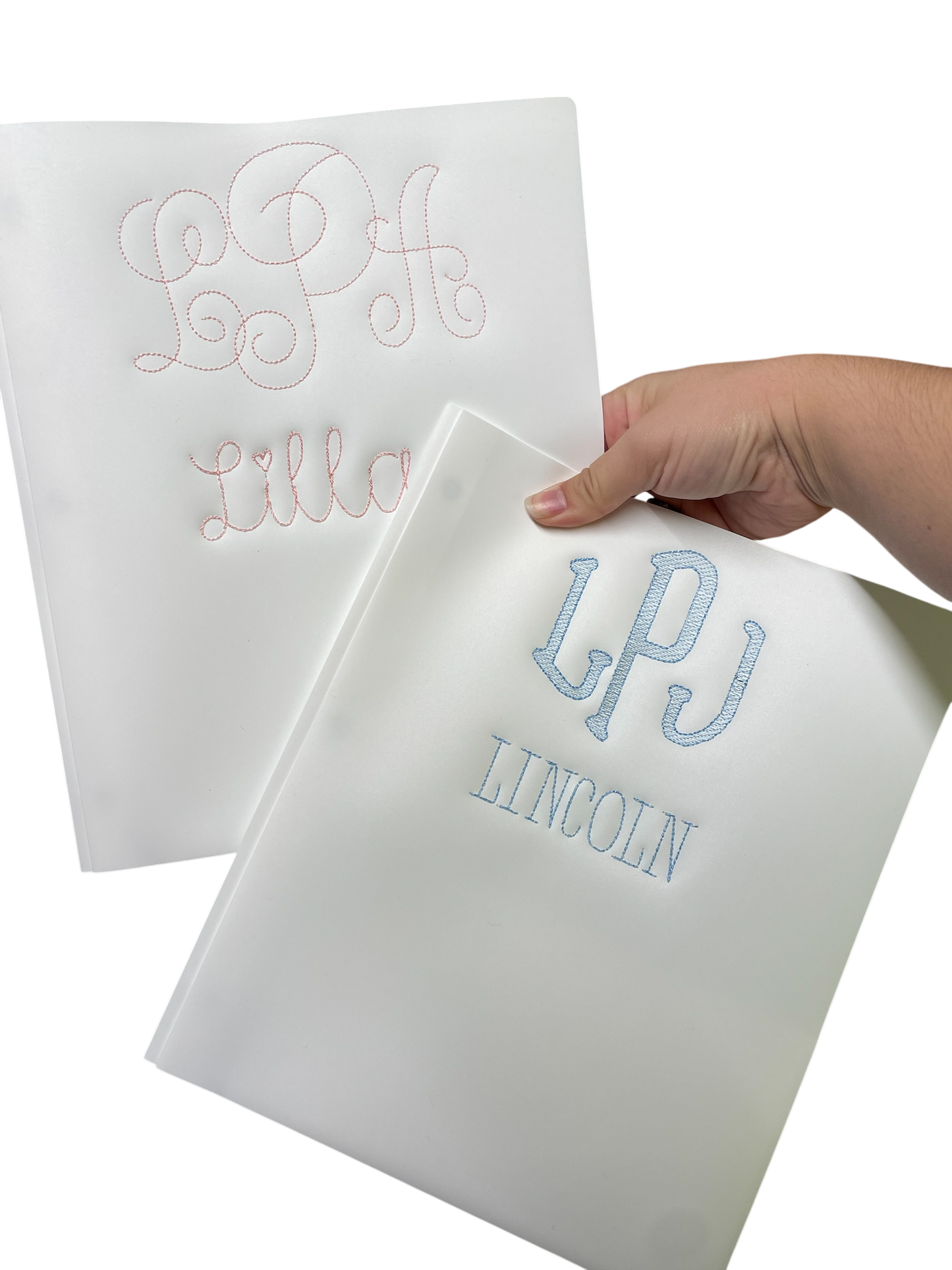 Embroidered Folder