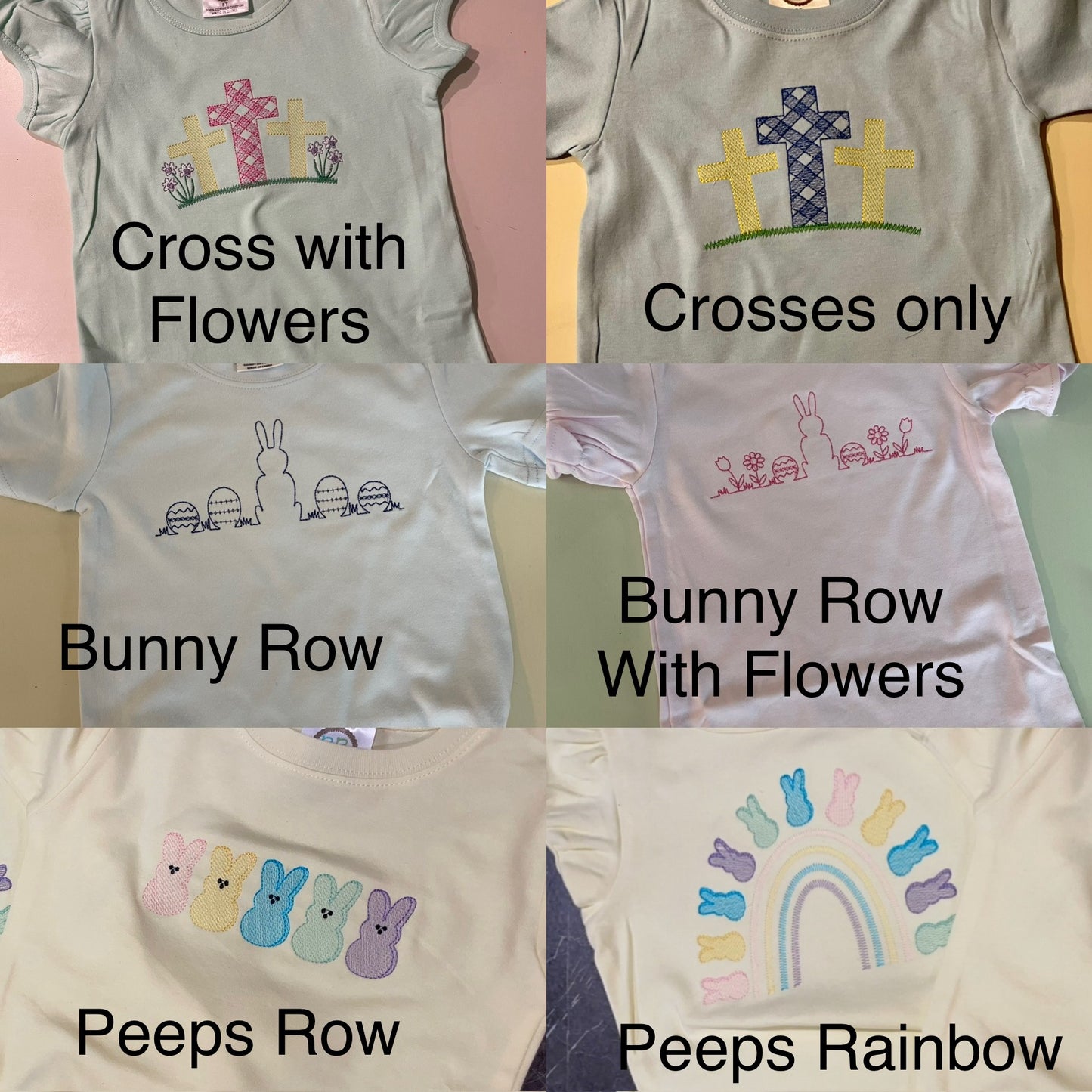 Easter EMBROIDERED Short Sleeve Ruffle Dress