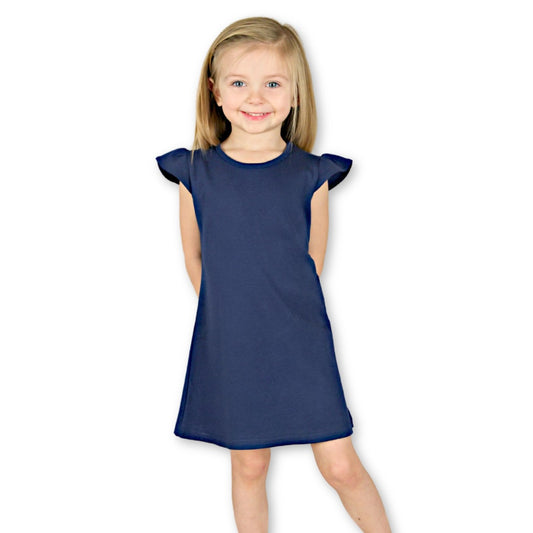 Star Spangled Flutter Sleeve Dress