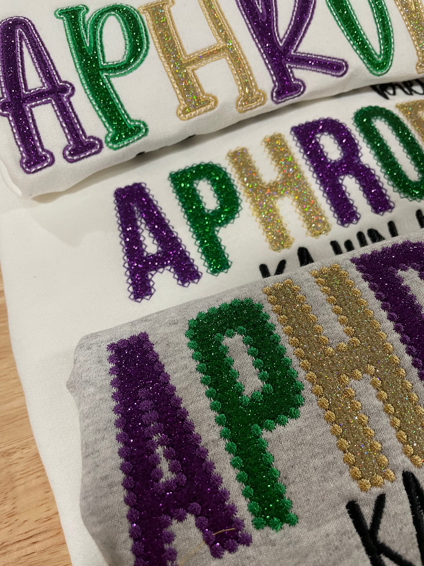 Krewe of ___________ Embroidered sweatshirt