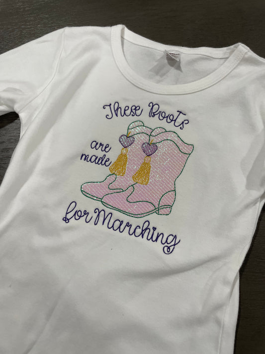 These Boots Were Made for Marching Short Sleeve Tee