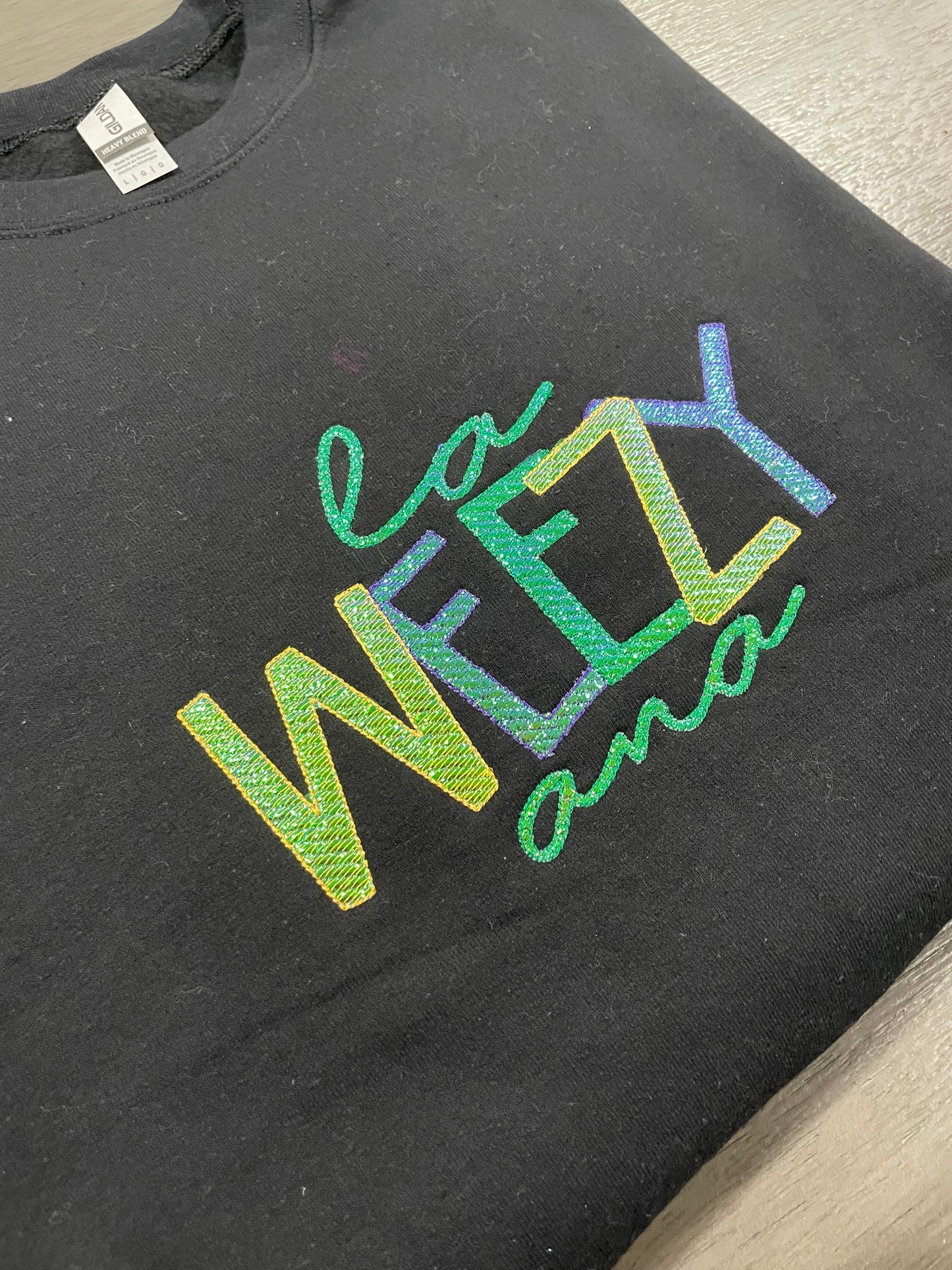 LaWEEZYana Embroidered sweatshirt