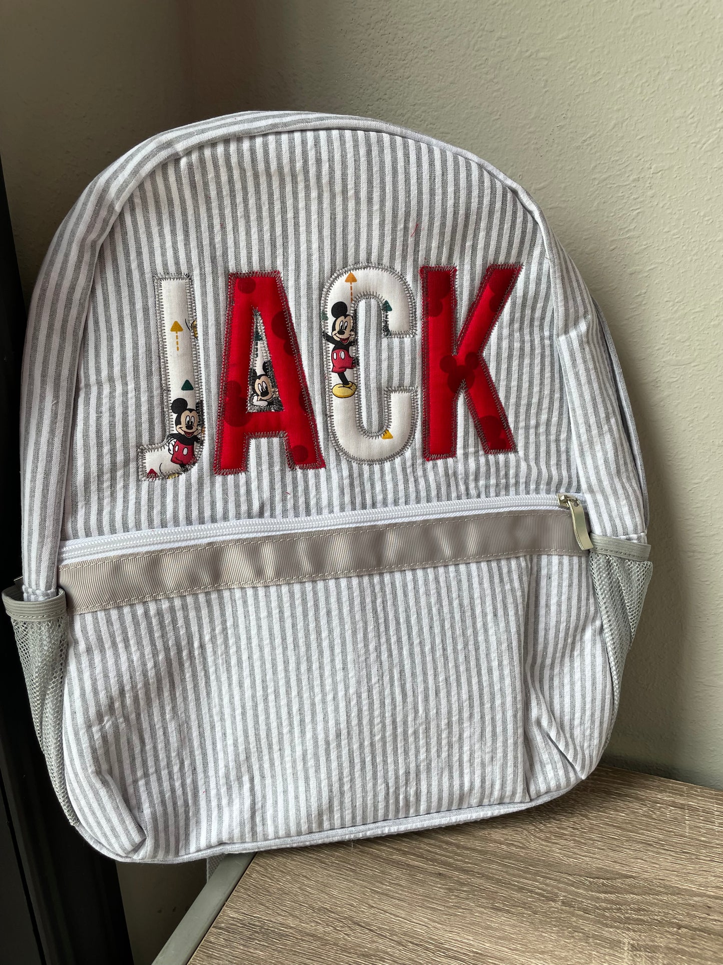 Seersucker Full-size Backpack