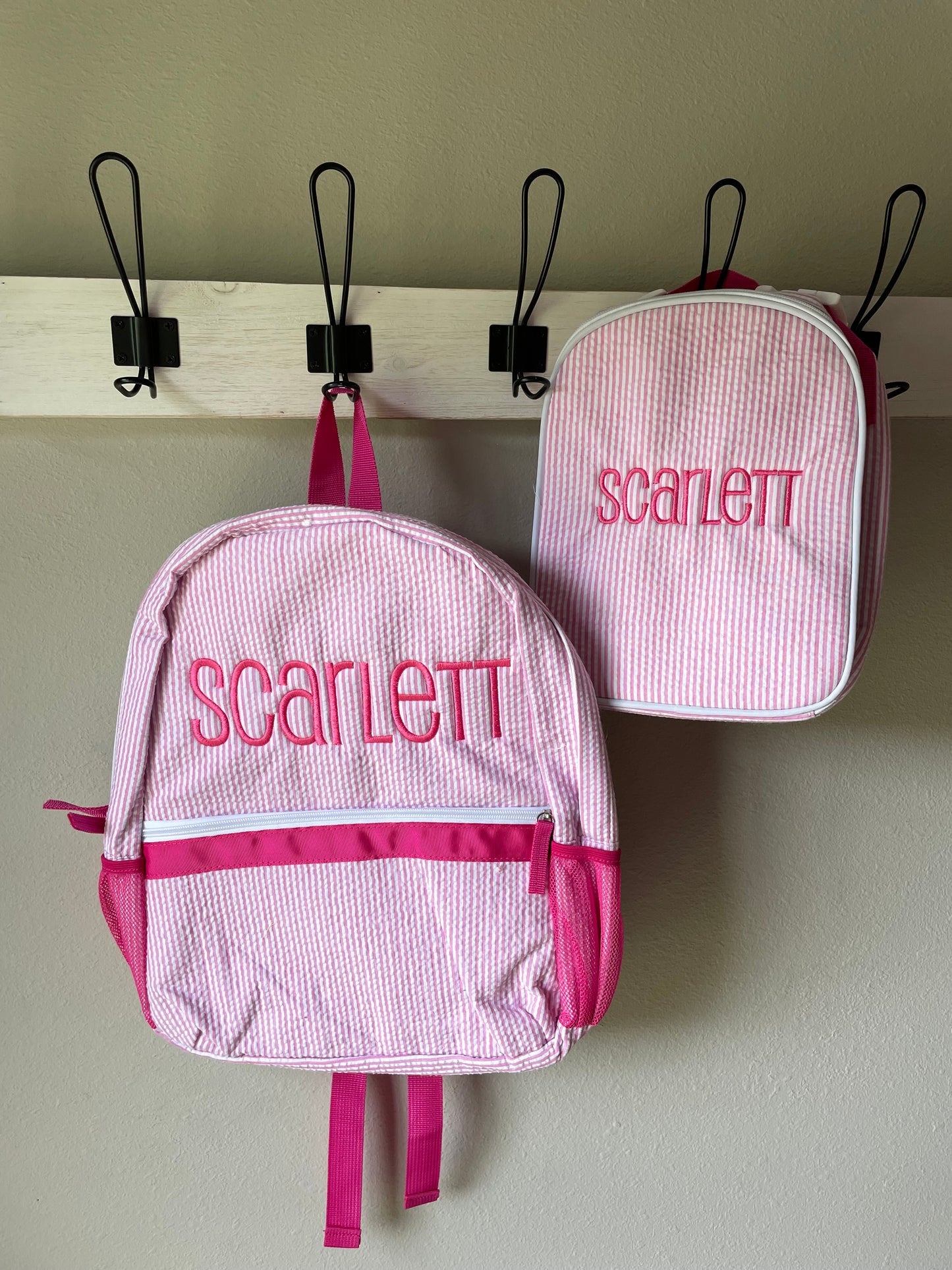 Seersucker Full-size Backpack