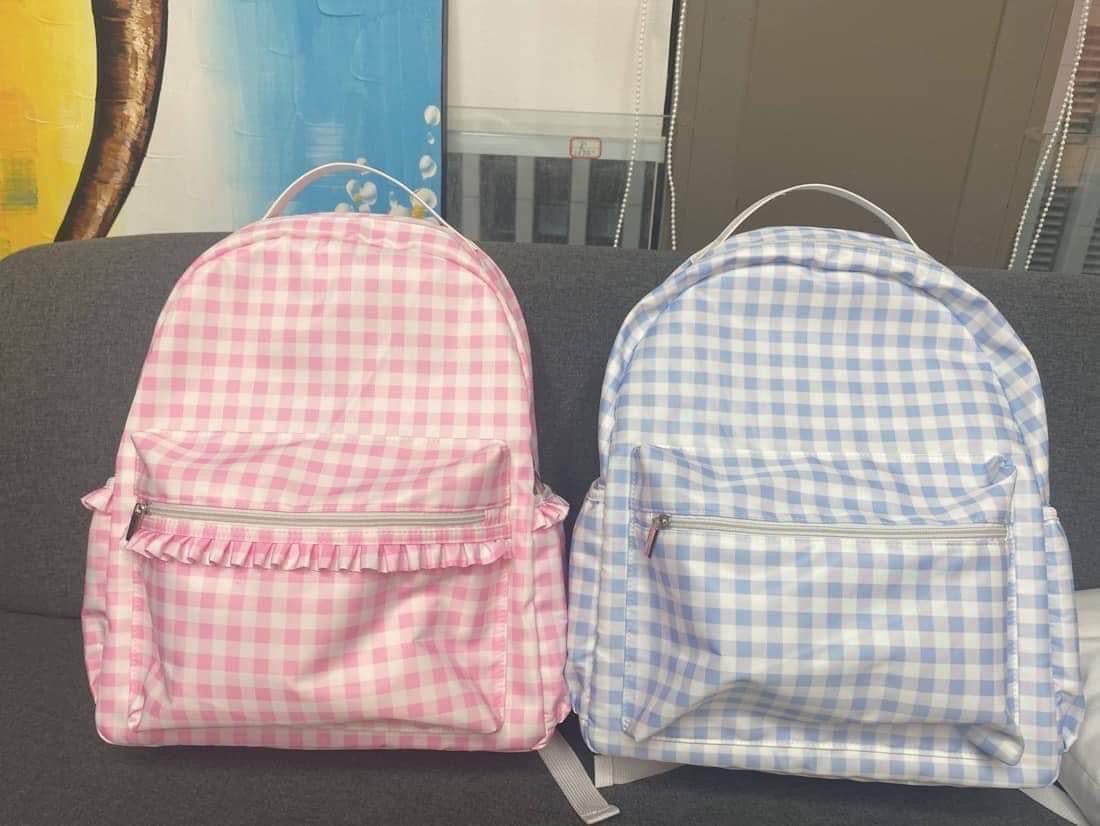 Gingham Nylon Lunchbox