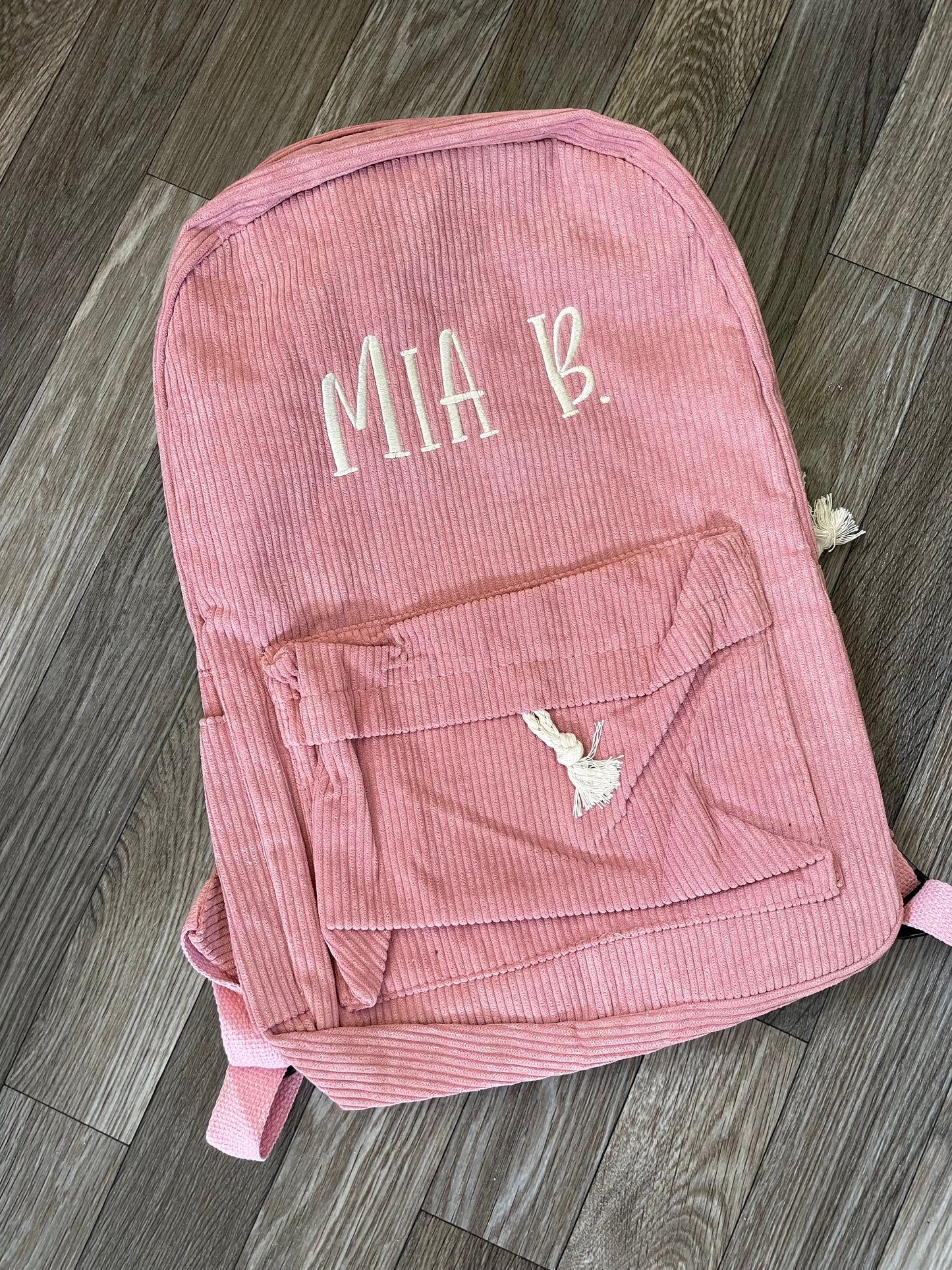 Corduroy Full-Sized Backpack