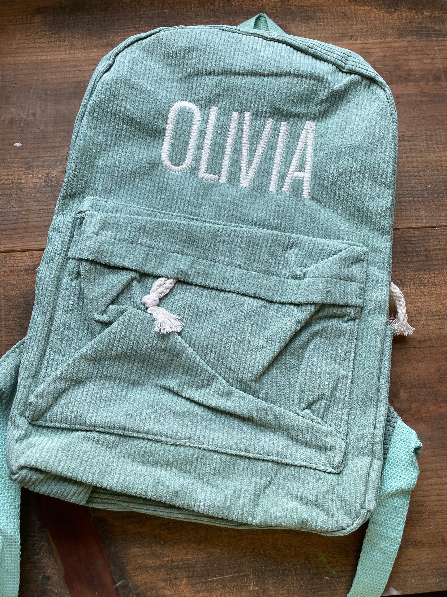 Corduroy Full-Sized Backpack