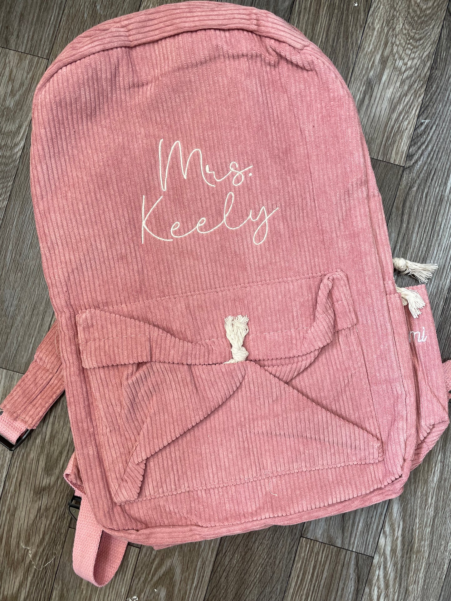 Corduroy Full-Sized Backpack