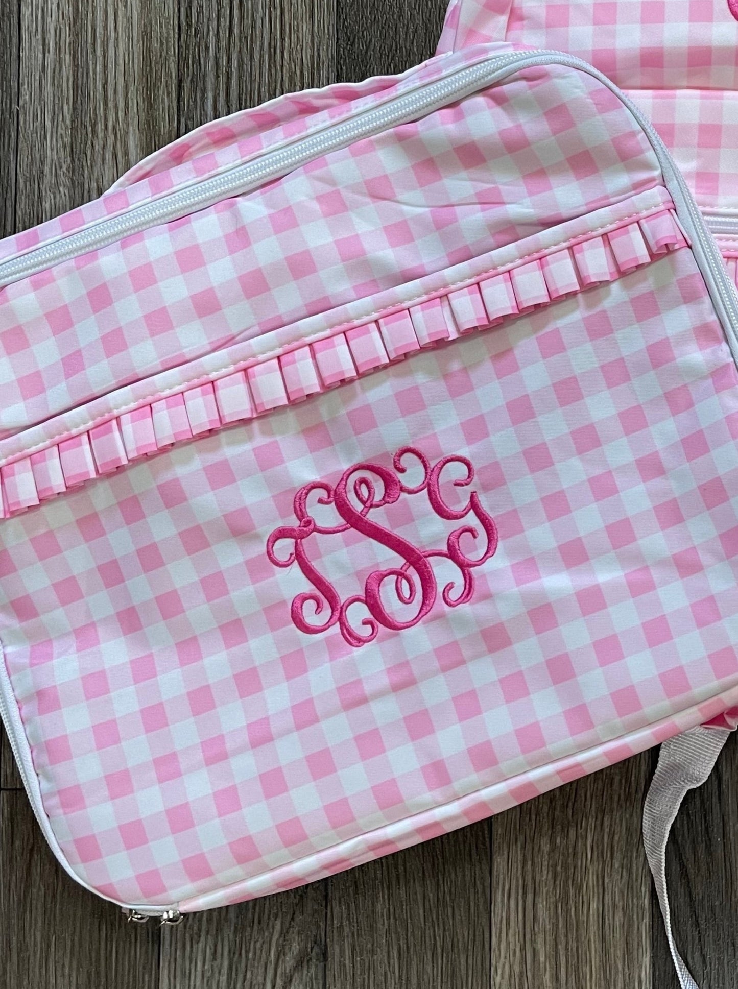 Gingham Nylon Lunchbox