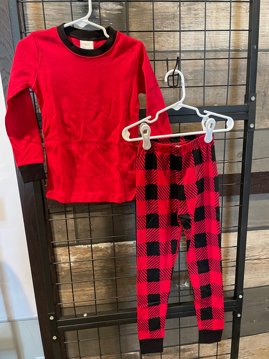 Red and Black Buffalo PJS