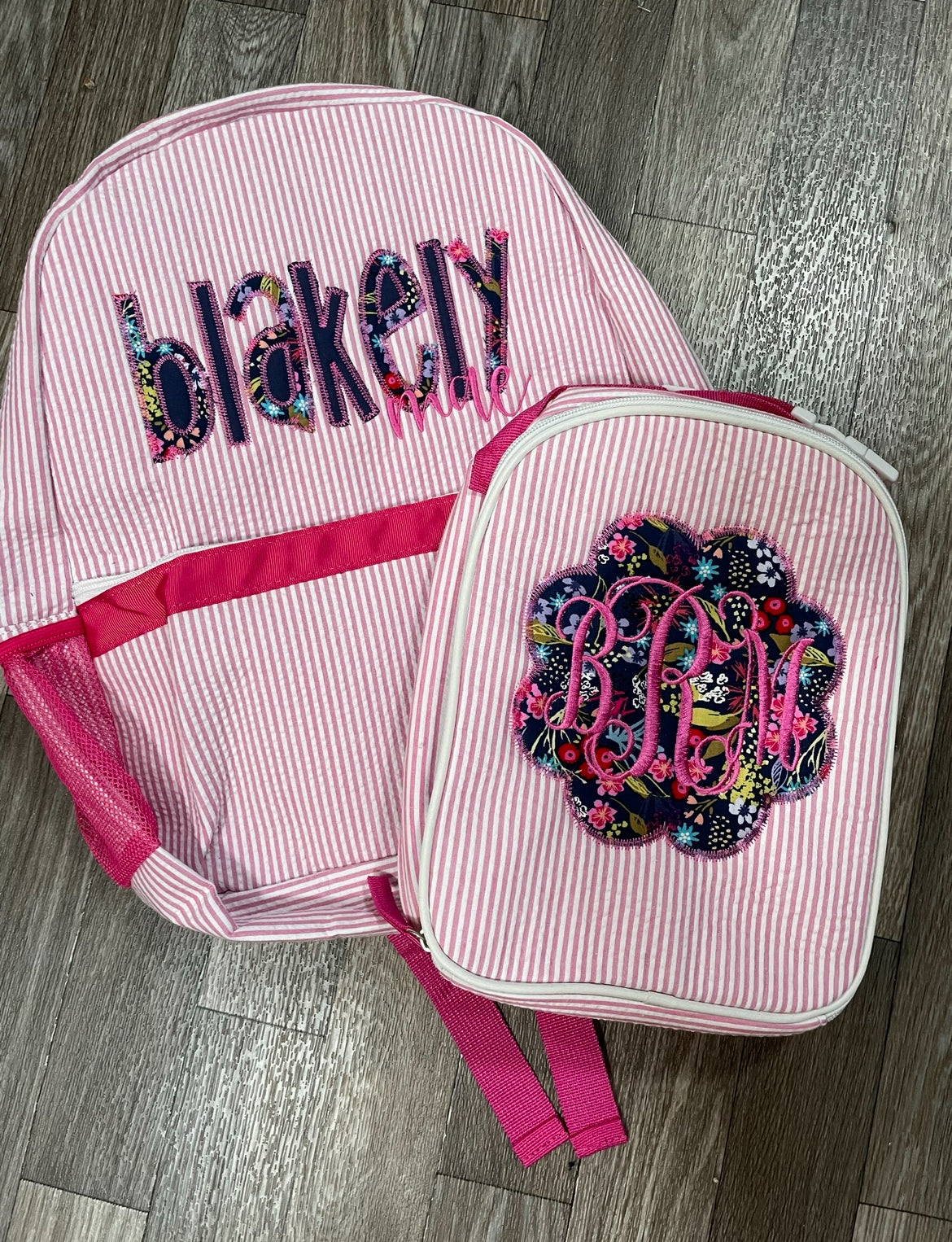 Seersucker Full-size Backpack