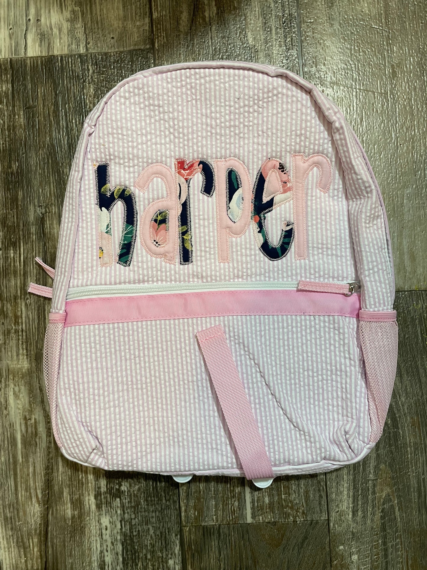 Seersucker Full-size Backpack