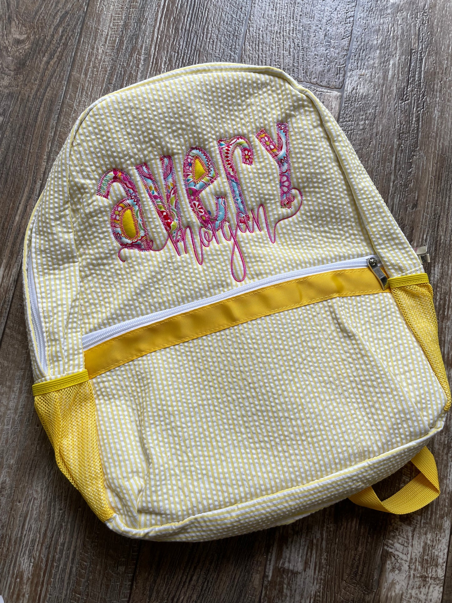 Seersucker Full-size Backpack