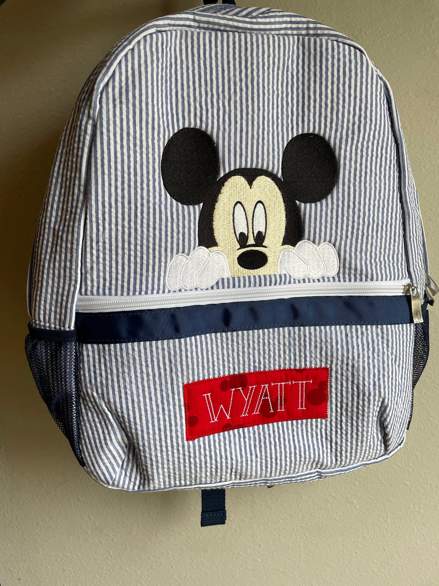 Seersucker Full-size Backpack
