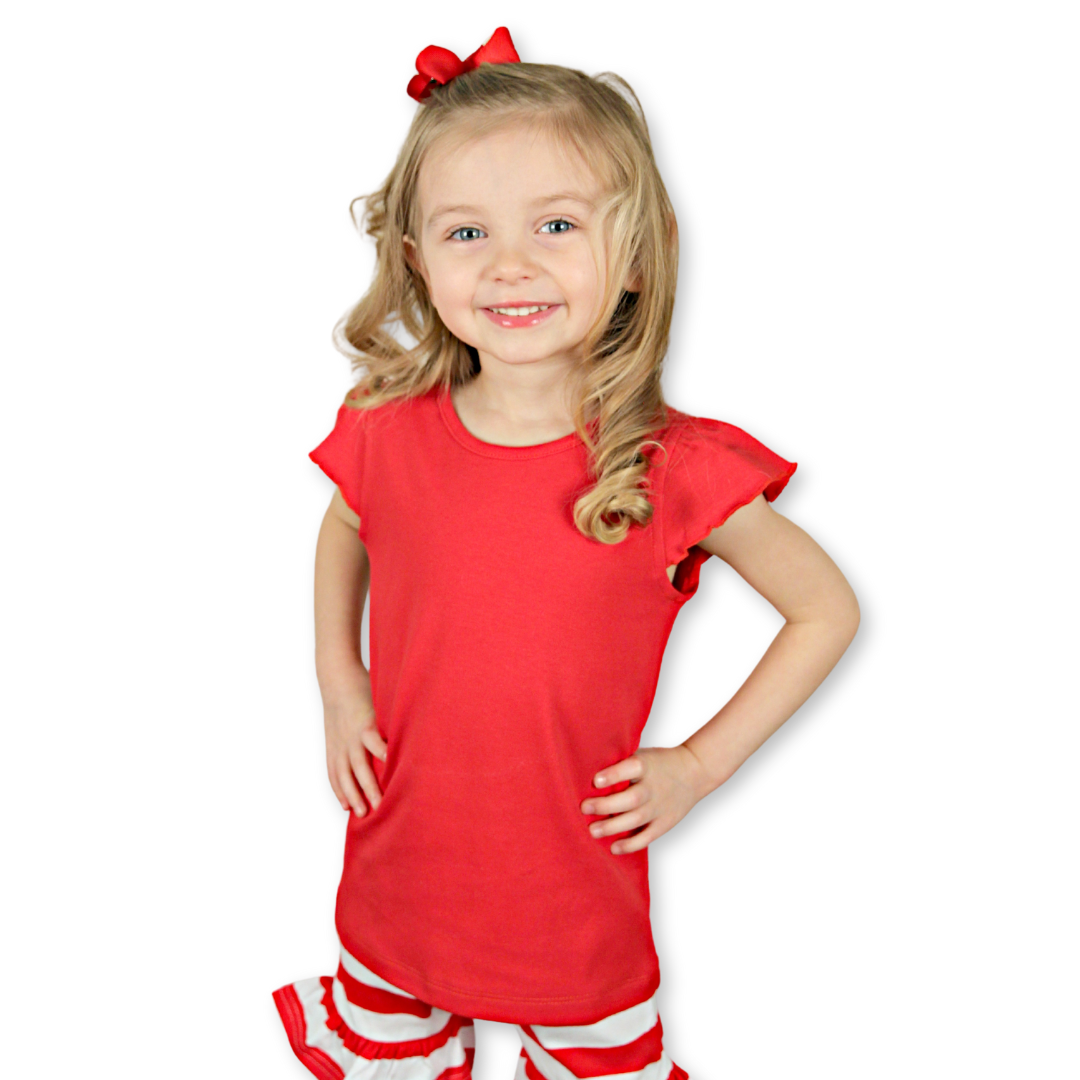 Star Spangled Flutter Sleeve Tee