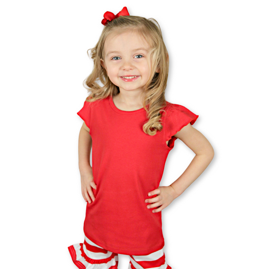 Star Spangled Flutter Sleeve Tee