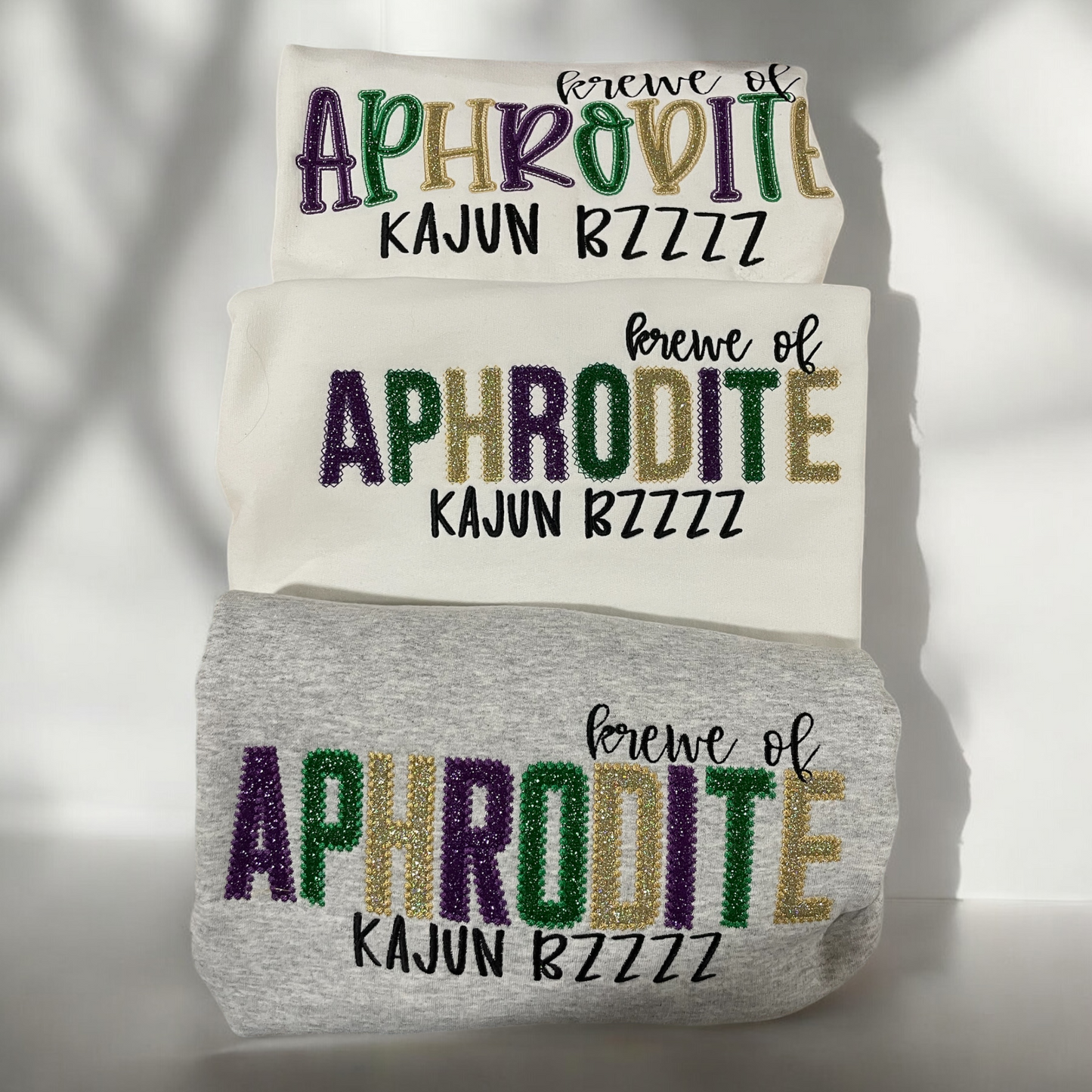 Krewe of ___________ Embroidered sweatshirt