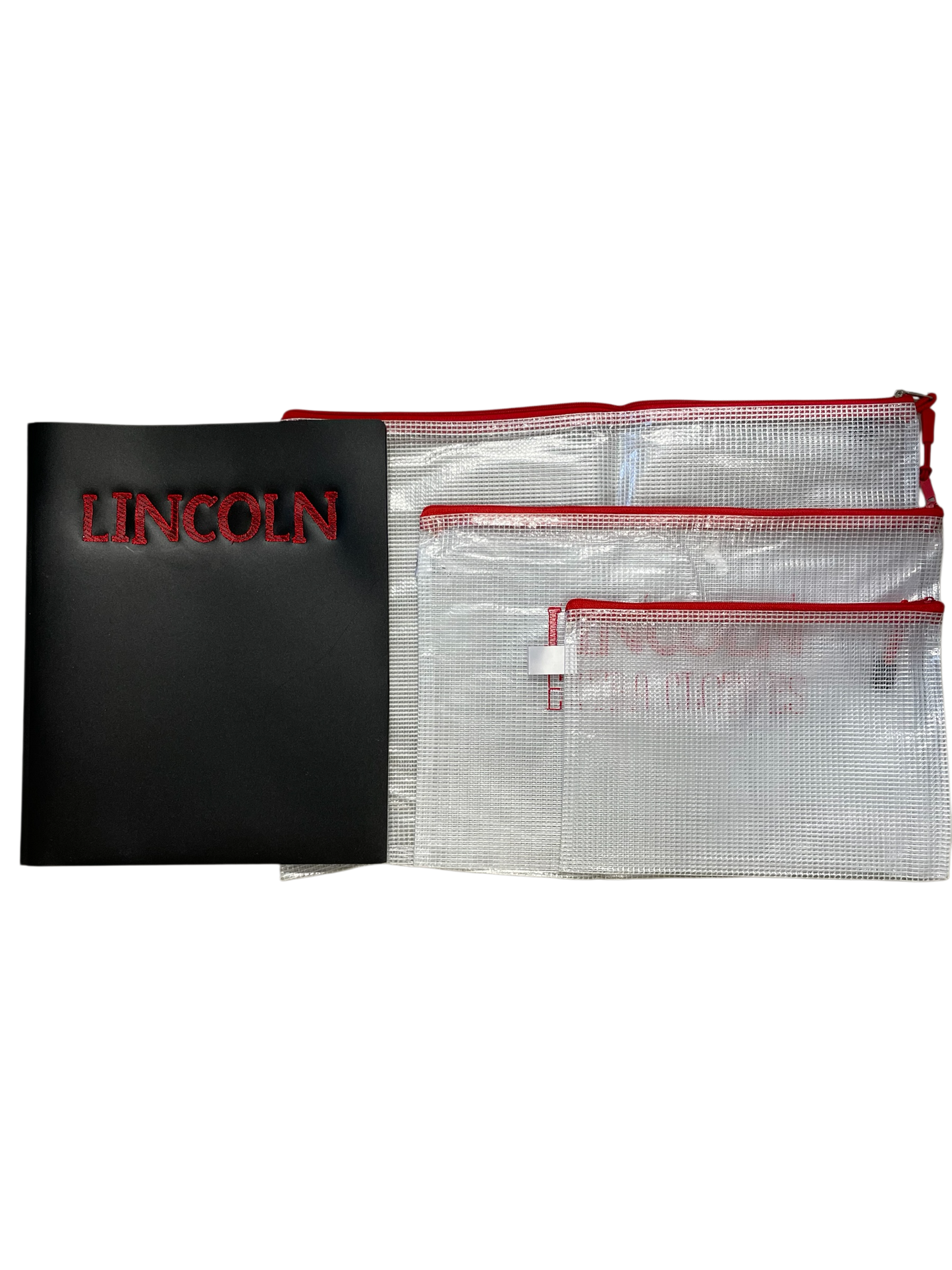 Clear Mesh Zipper Bags