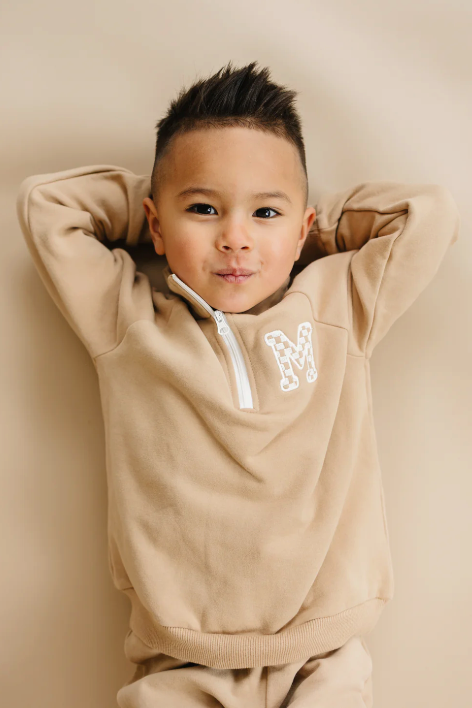 Quarter-Zip Organic Cotton Set