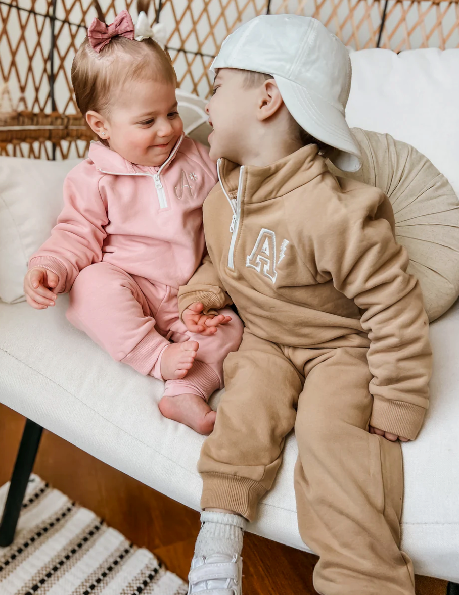 Quarter-Zip Organic Cotton Set