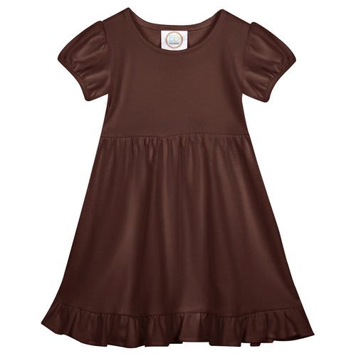 Easter EMBROIDERED Short Sleeve Ruffle Dress