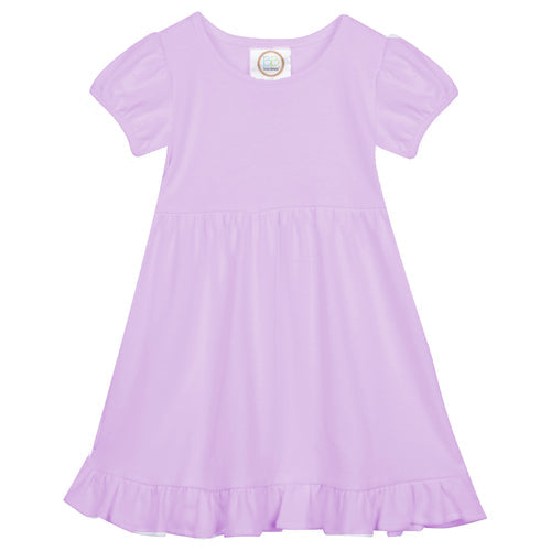 Easter EMBROIDERED Short Sleeve Ruffle Dress