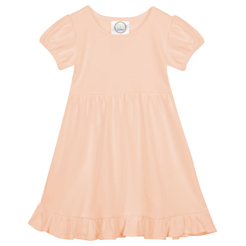 Easter EMBROIDERED Short Sleeve Ruffle Dress