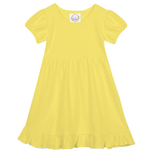 Easter EMBROIDERED Short Sleeve Ruffle Dress