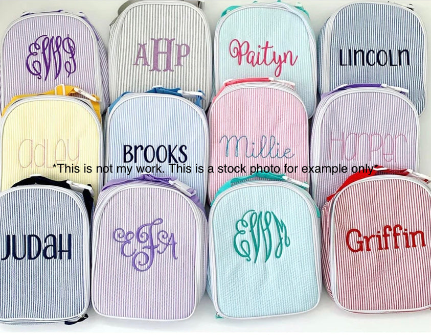 Seersucker Lunch Box