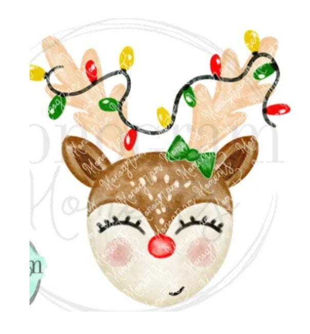 Girl Reindeer Tee