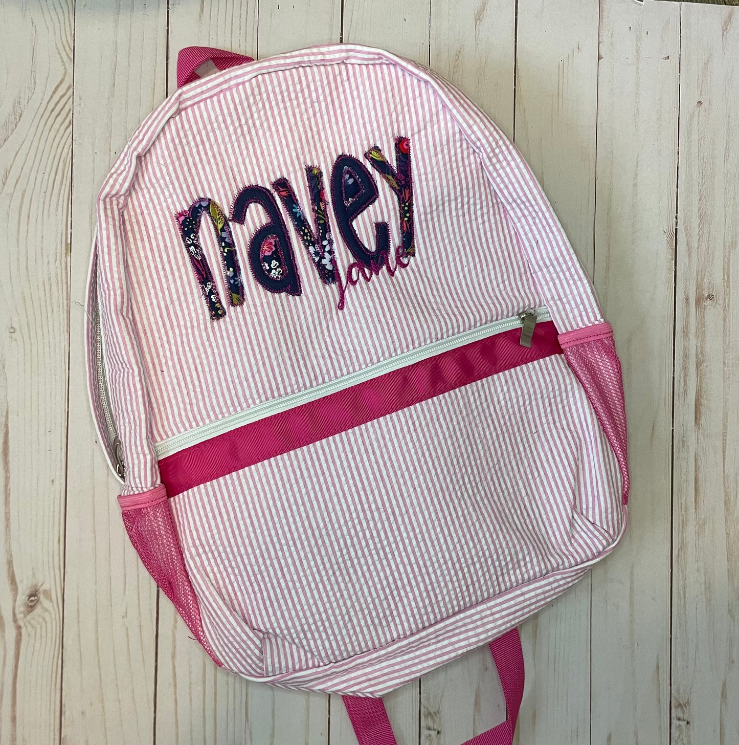 Seersucker Full-size Backpack