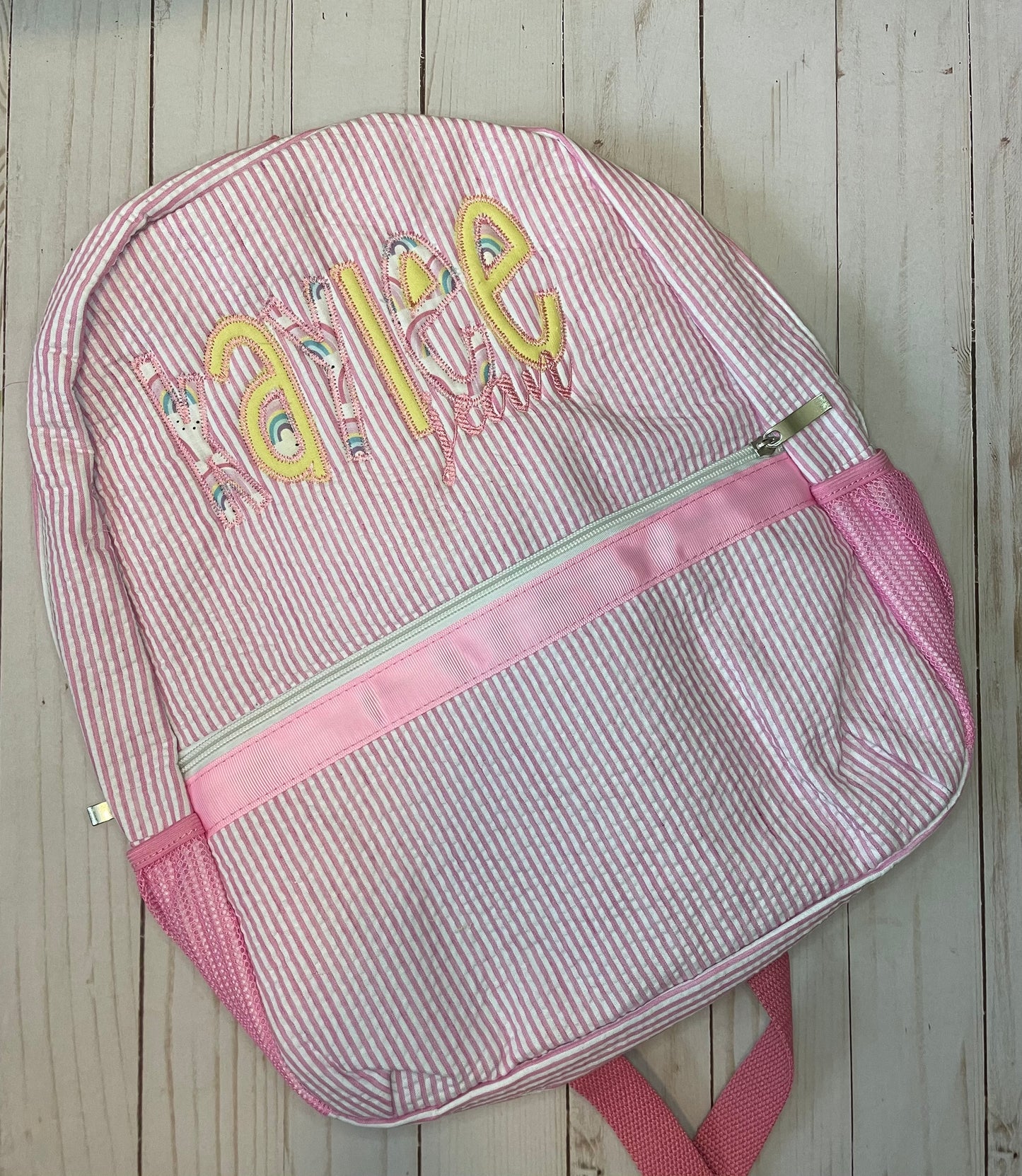 Seersucker Full-size Backpack