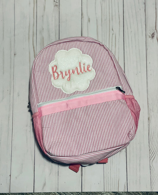 Seersucker Toddler size Backpack