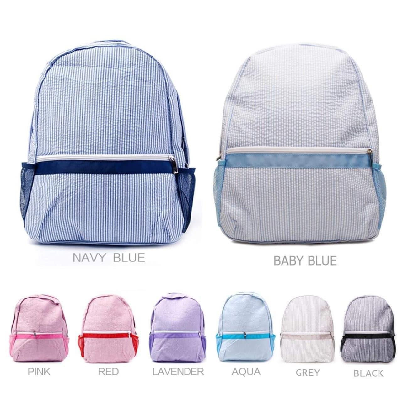 Seersucker Full-size Backpack