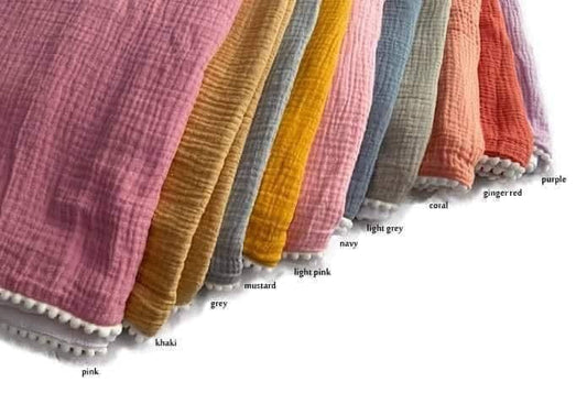 Muslin PomPom Set