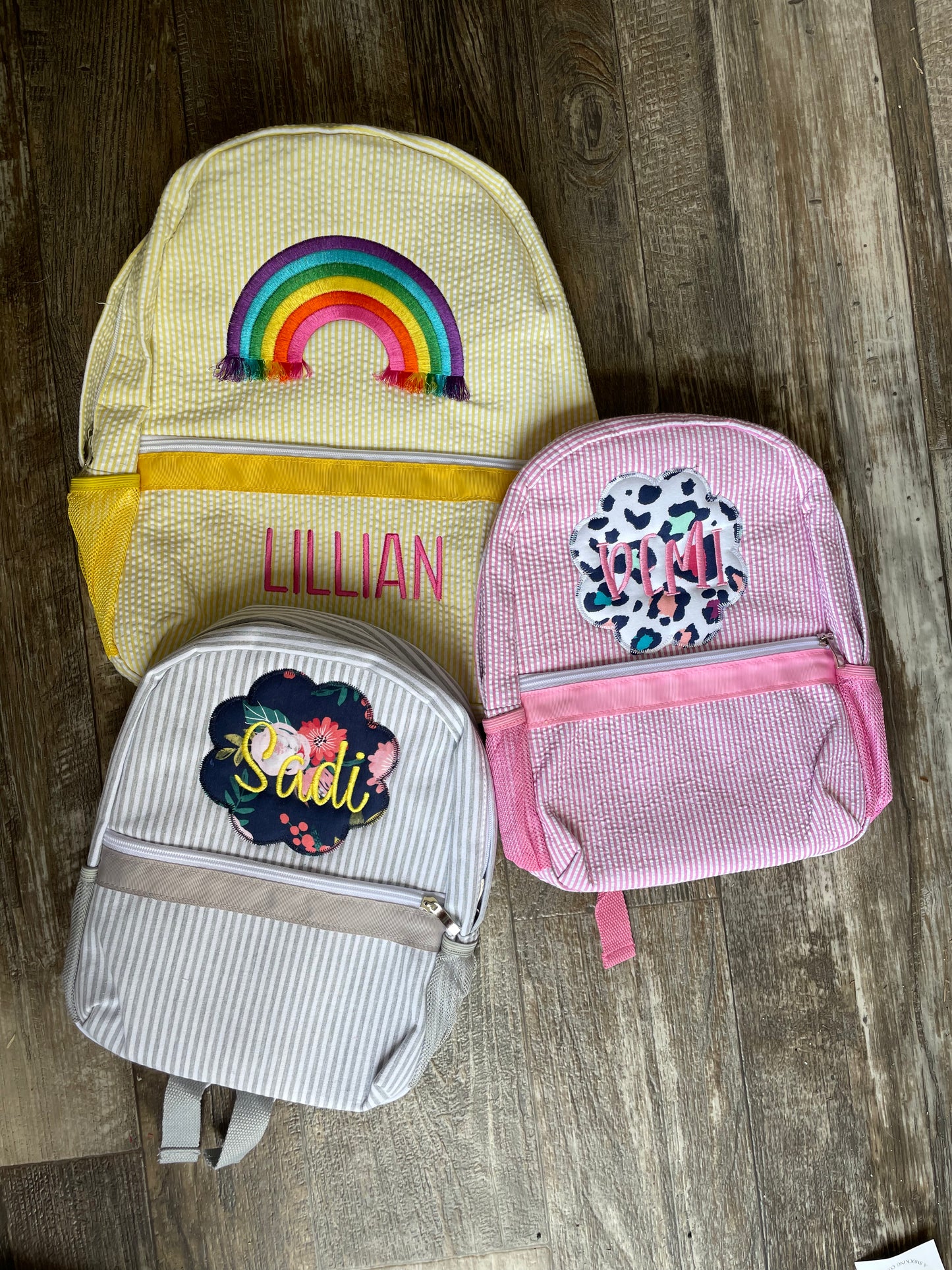Seersucker Full-size Backpack