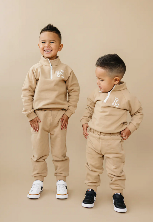 Quarter-Zip Organic Cotton Set